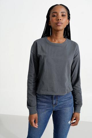 Long Sleeve Boxy Tee