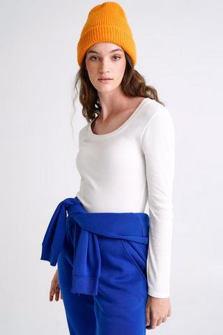 Ribbed Long Sleeve Tee