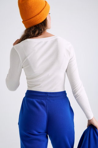 Ribbed Long Sleeve Tee