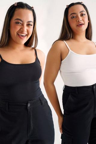 2 Pack Fitted Camis