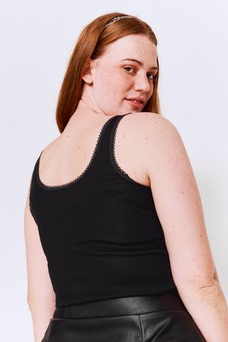Ribbed Fitted Tank