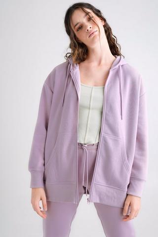 Oversized Zip Up Hoodie