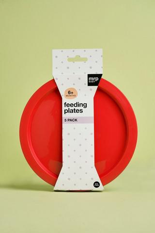 MRP Baby Feeding Plates 5 Pack