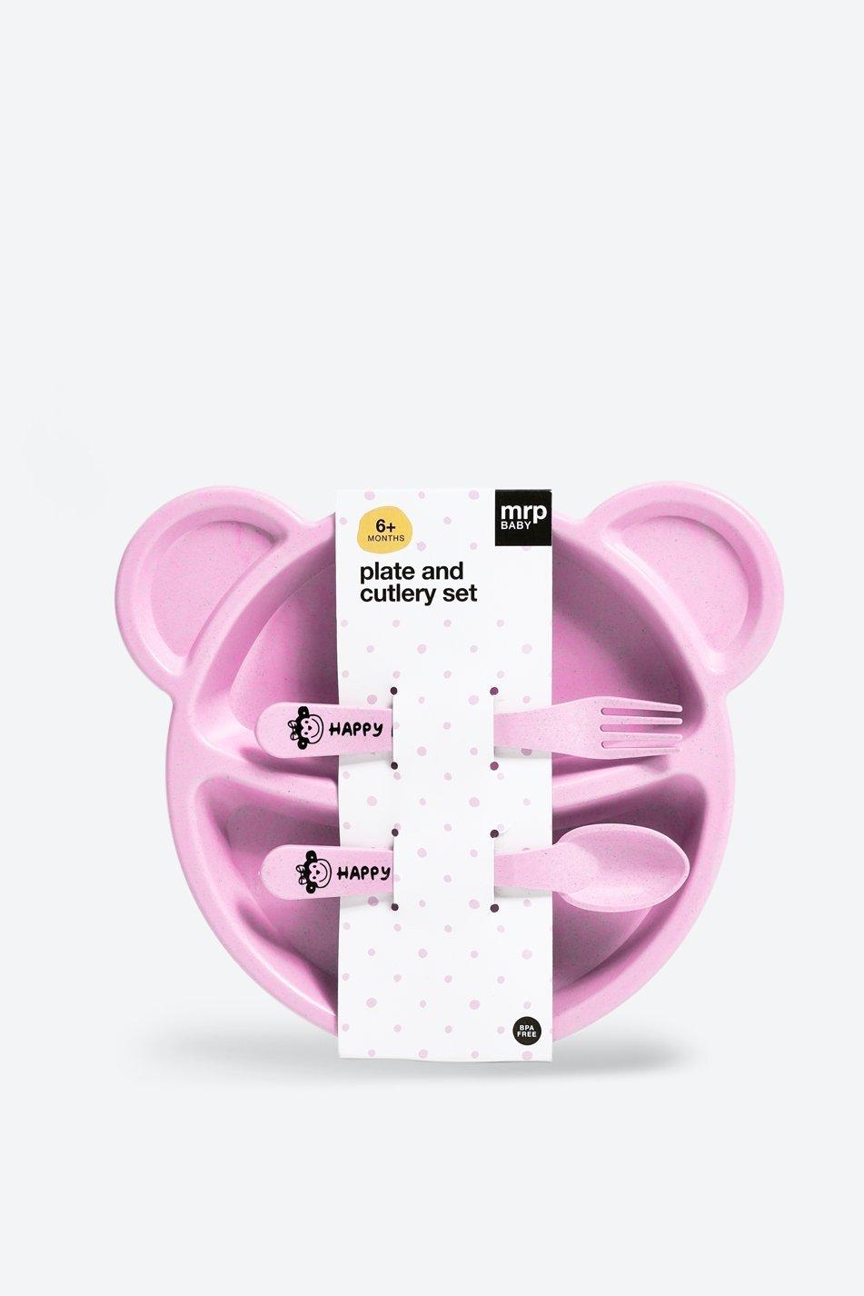 MRP Baby Plate + Cutlery Set