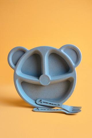 Mrp Baby Plate + Cutlery Set