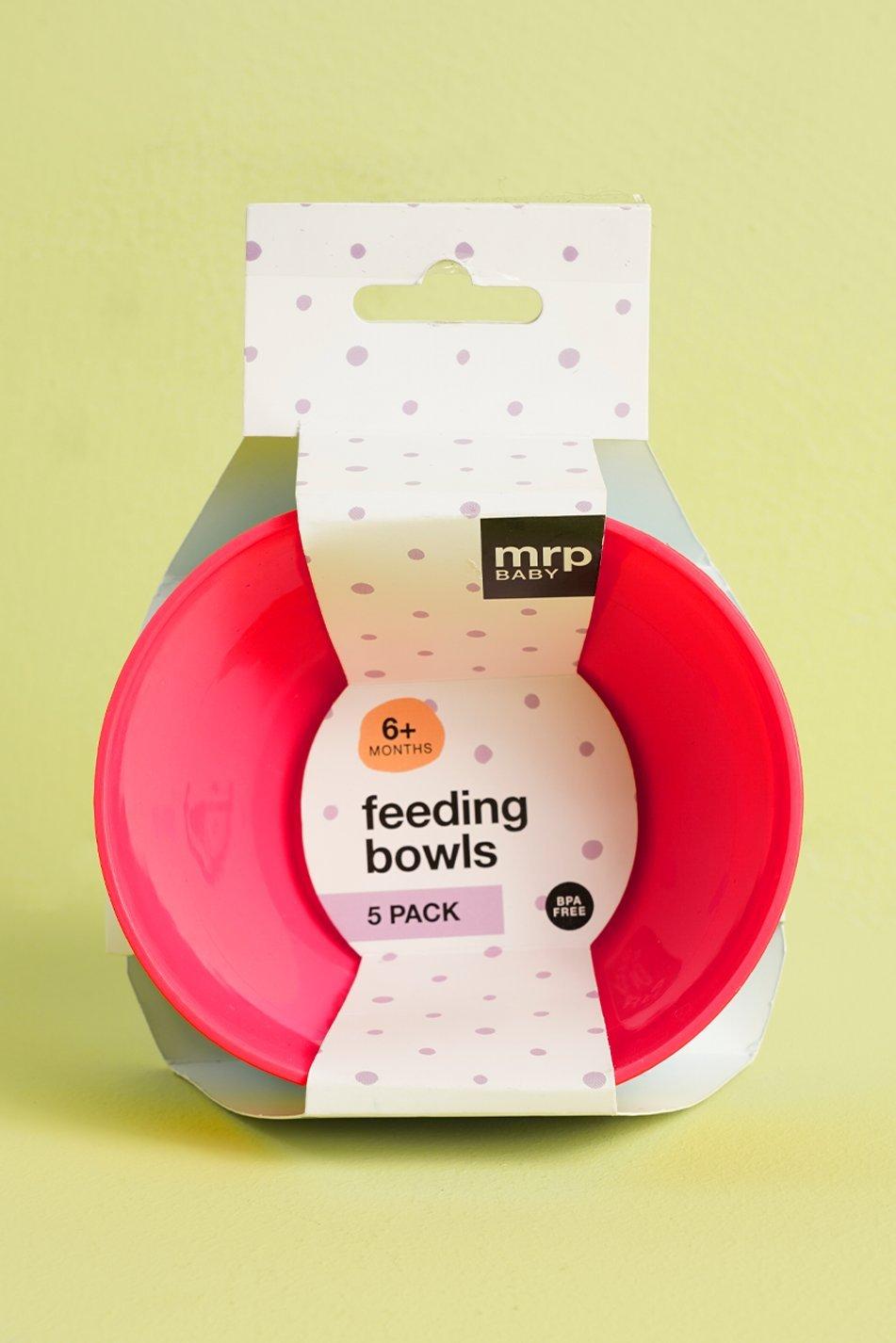 MRP Baby Feeding Bowls 5 Pack