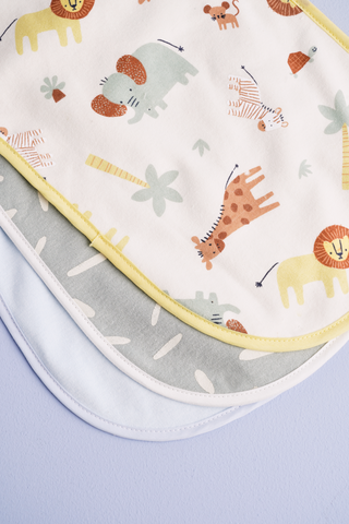 MRP Baby Burp Cloths 3 Pack