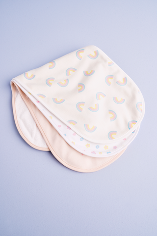 MRP Baby Burp Cloths 3 Pack