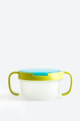 Baby Snack Bowl Cup Container Toddler Snacker No Spill Active Bowl