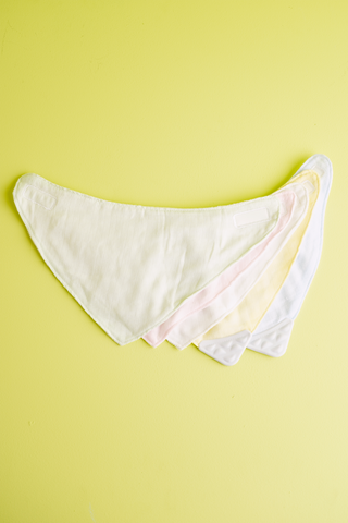 MRP Baby Muslin Teething Bib 5 Pack