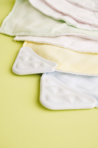 MRP Baby Muslin Teething Bib 5 Pack