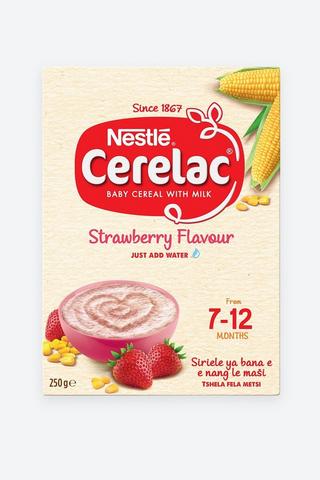 Nestle Cerelac Strawberry Baby Cereal 7 - 12 Months 250g
