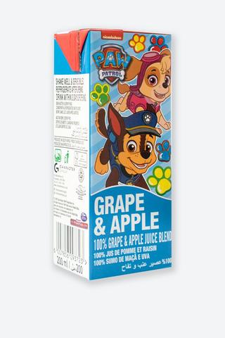 Paw Patrol Grape And Apple Juice 200ml