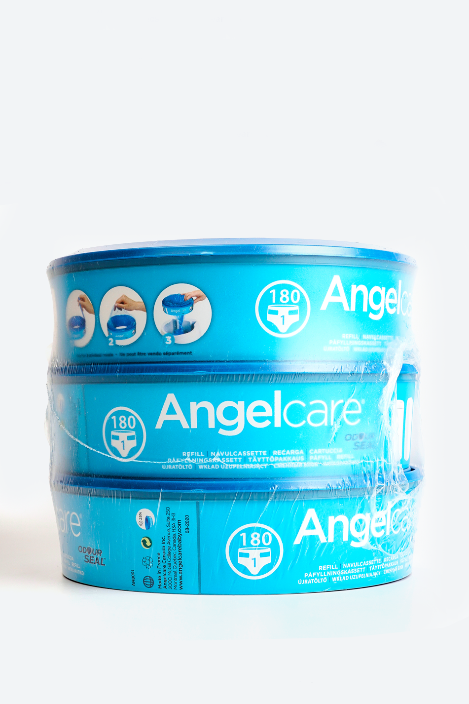 Angelcare Nappy Bin Refil 3 Pack