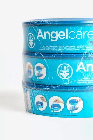 Angelcare Nappy Bin Refil - 3 Pack