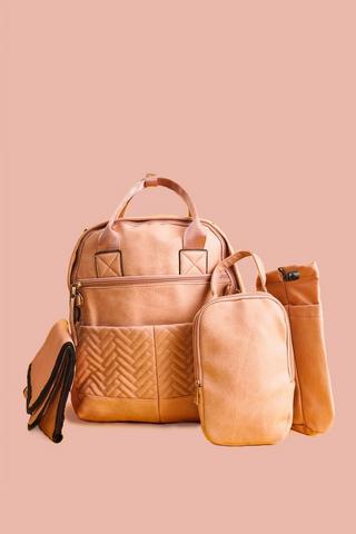 Quilted Backpack Nappy Bag