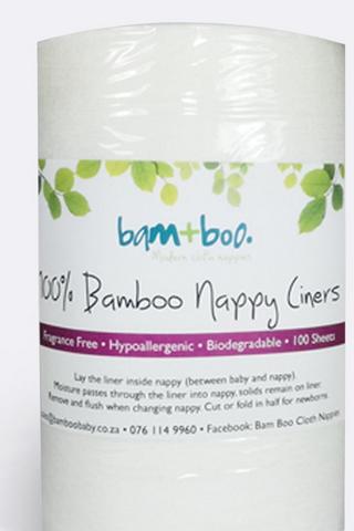 Bamboo Baby Nappy Liners - Roll