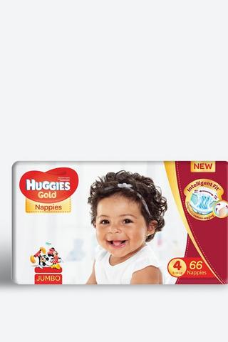 Huggies Gold Size 4 Jumbo 66