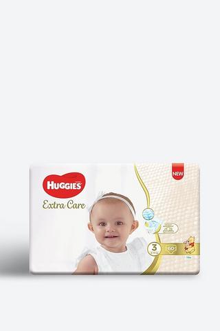 Huggies Extra Care Size 3 Nappies 60