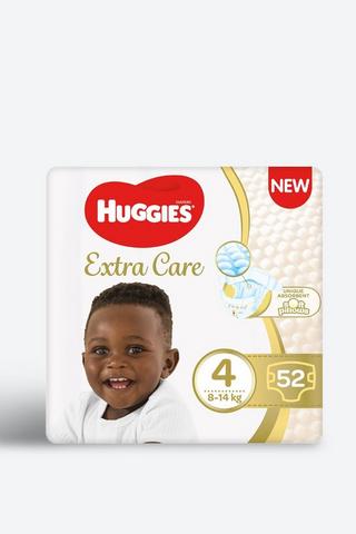 Huggies Extra Care Size 4 Nappies 52