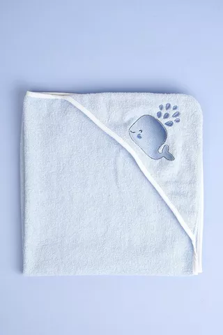 Hooded Whale Towel