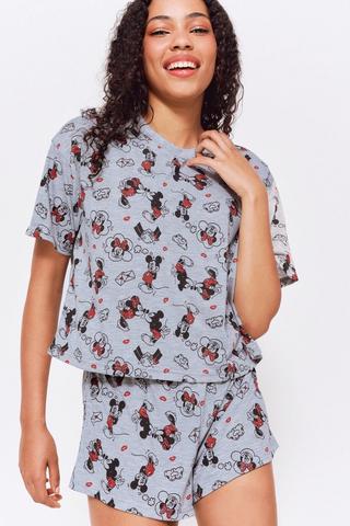 Disney Plus Size Womens Sleep Shirt Mickey Minnie Mouse One Size Nightgown