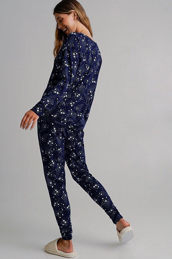 Jonny Long Sleeve Pajama Set - Navy