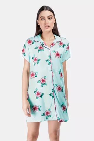 Floral Sleep Shirt