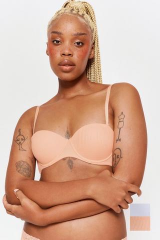 2 Pack Balconette Bras