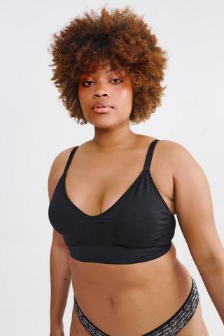 Padded A-frame Bra