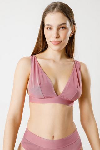 Mesh Plunge Bra