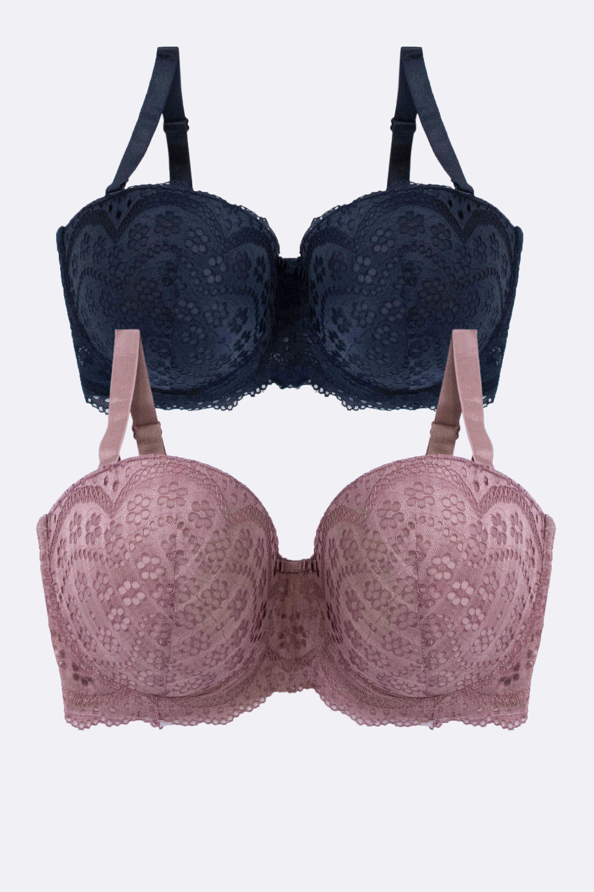 2 Pack Balconette Bras