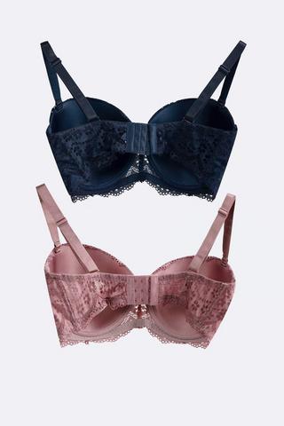 2 Pack Balconette Bras