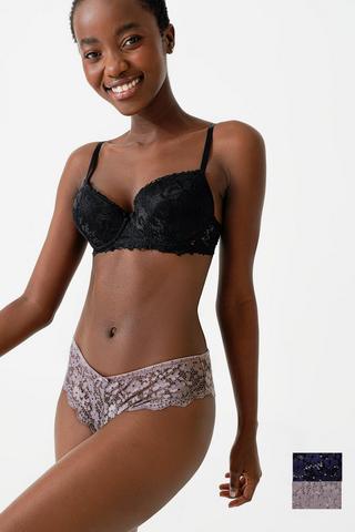 2 Pack Lace Brazilians