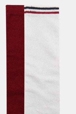 Knee High 2pk Socks Maroon