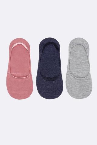 3 Pack Hidden Socks