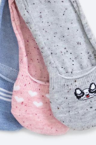 3 Pack Hidden Socks
