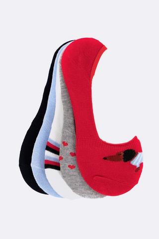 5 Pack Hidden Socks