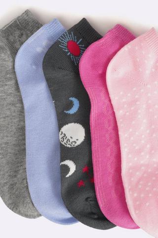 5 Pack Anklet Socks