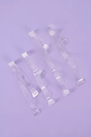 2 Pack Clear Straps