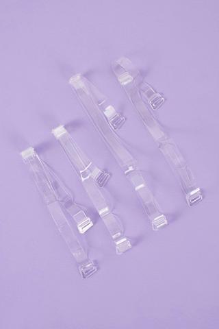 2 Pack Clear Straps