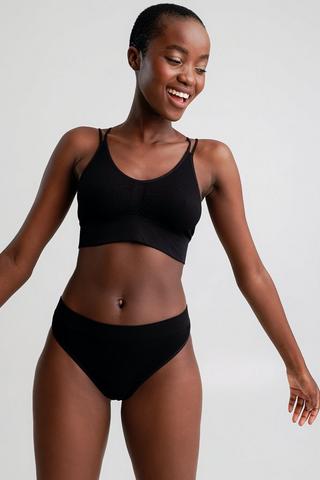 Crop Bra And Panty Set 
