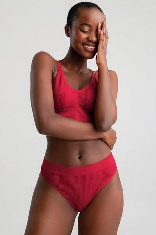 Crop Bra And Panty Set 