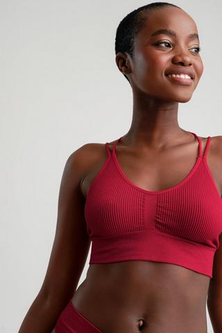 Crop Bra And Panty Set 