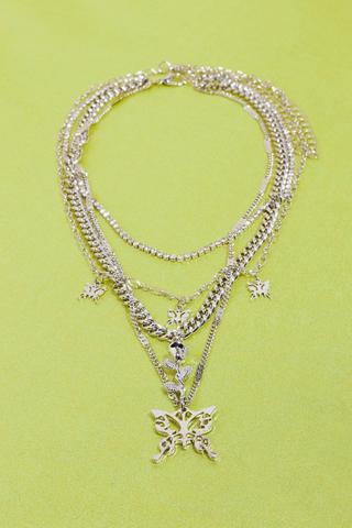 Butterfly Layered Necklace