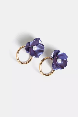 Floral Ring Studs