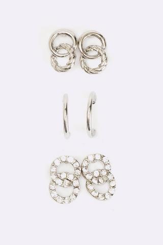 3 Pack Earrings