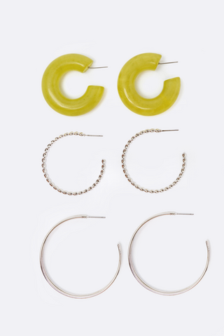 6 Pack Resin Earrings