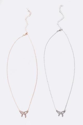 2 Pack Friendship Necklace