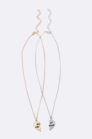 2 Pack Friendship Necklace